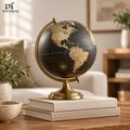 merrisprig Black & Gold Decorative Tabletop Globe