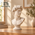 merrisprig Ivory David Bust Sculpture