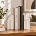 merrisprig Ivory Arch Bookends, Set of 2