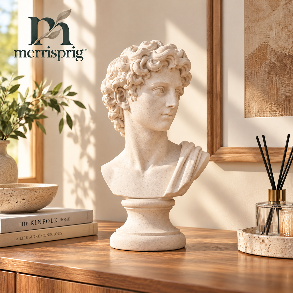 merrisprig Ivory Classical Draped Bust