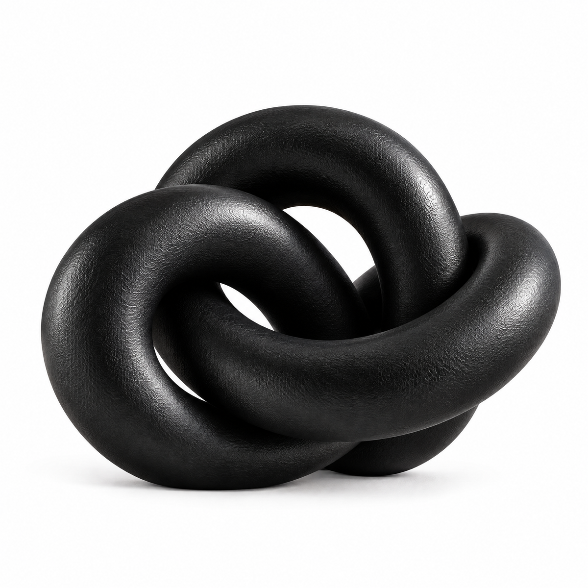 merrisprig Black Abstract Knot Sculpture
