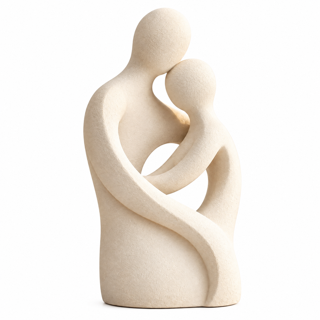 merrisprig Ivory Abstract Embrace Sculpture