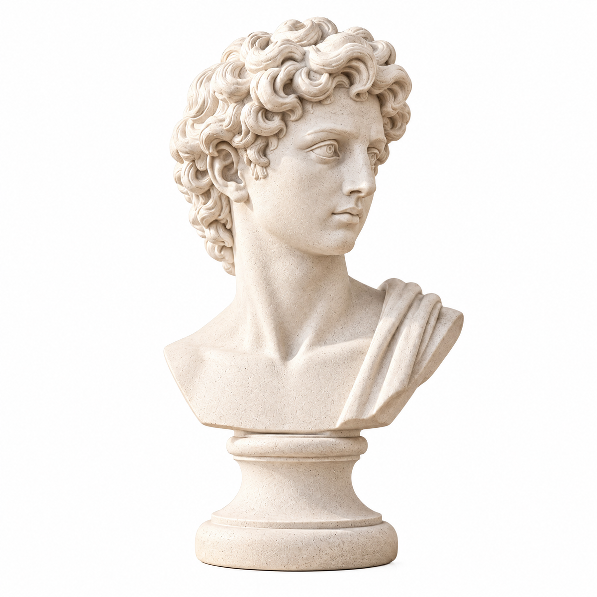 merrisprig Ivory Classical Draped Bust