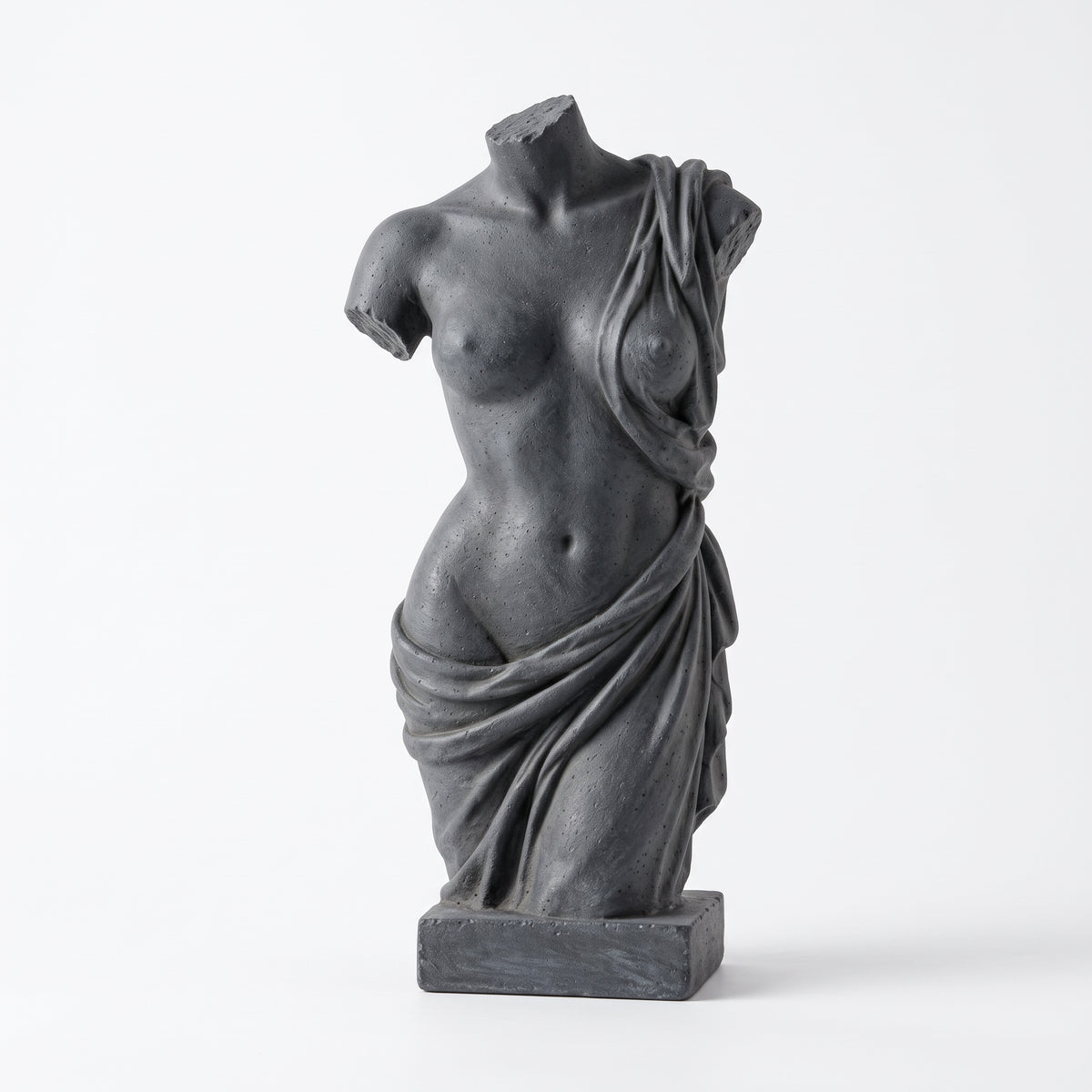 merrisprig Ivory Draped Female Torso Sculpture