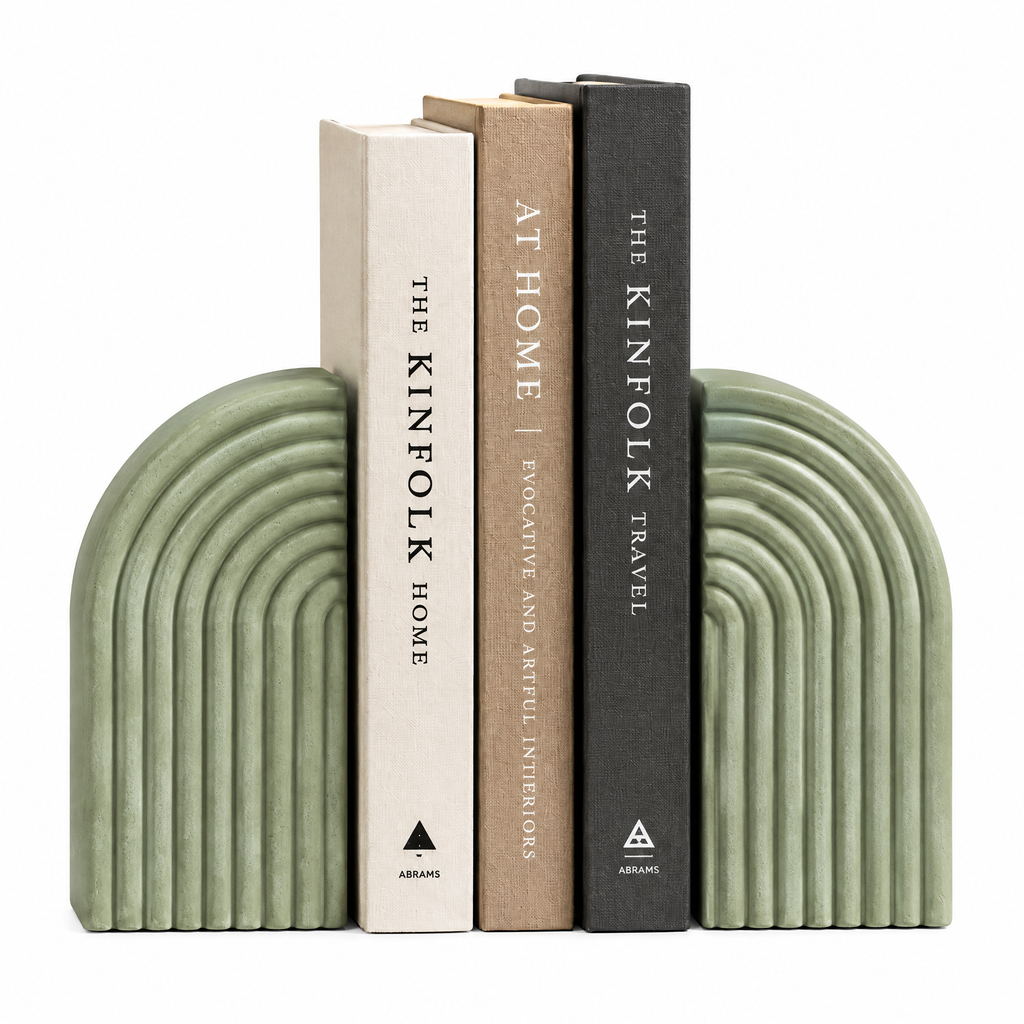 merrisprig Ivory Arch Bookends, Set of 2