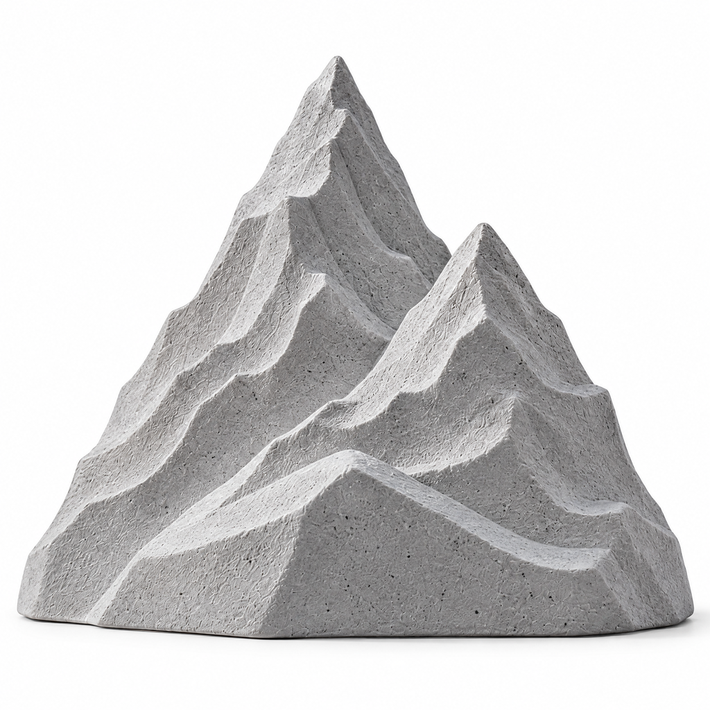 merrisprig Ivory Mountain Range Sculpture