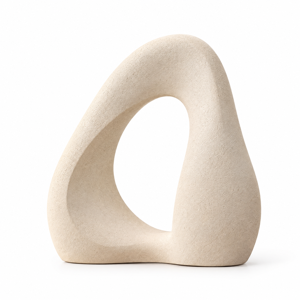 merrisprig Ivory Organic Loop Sculpture