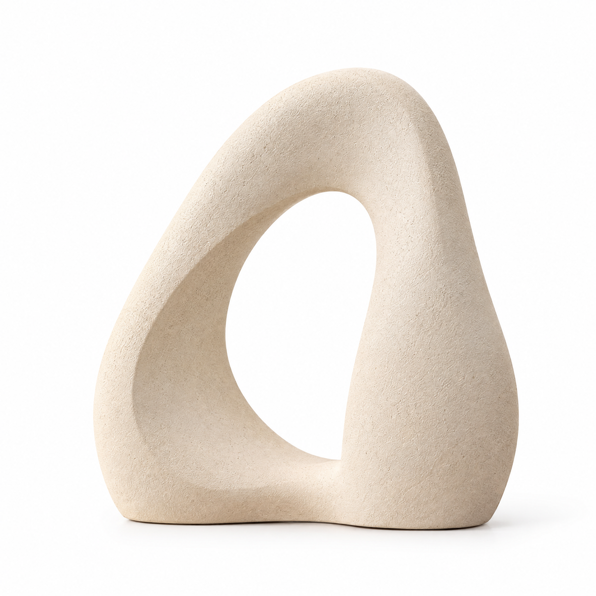 merrisprig Ivory Organic Loop Sculpture